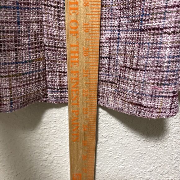 To the max skirt Medium M 6 purple pink pockets layered Tweeted an - Picture 10 of 10